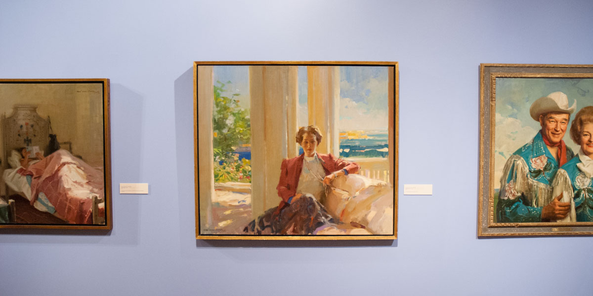 Everett Raymond Kinstler at the Booth Western Art Museum | Katherine Schuber Portrait Artist